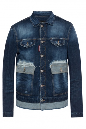 Distressed denim jacket, zdjęcie 1 Distressed denim jacket od Dsquared2